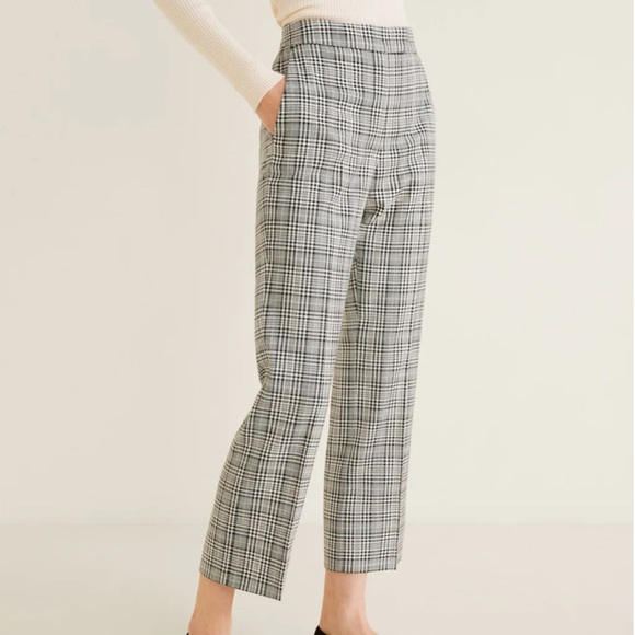 Mango plaid trousers - Picture 1 of 10